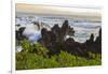 Sunrise at Laupahoehoe Beach Park, Hamakua Coast, Big Island, Hawaii-Stuart Westmorland-Framed Photographic Print