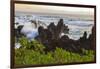 Sunrise at Laupahoehoe Beach Park, Hamakua Coast, Big Island, Hawaii-Stuart Westmorland-Framed Photographic Print