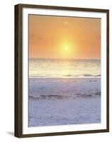 Sunrise at Lighthouse Beach, Sanibel, Florida, USA-Rob Tilley-Framed Premium Photographic Print