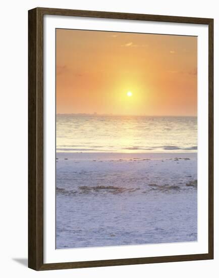 Sunrise at Lighthouse Beach, Sanibel, Florida, USA-Rob Tilley-Framed Premium Photographic Print