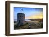 Sunrise at Martello Tower No 5, L'Ancresse Bay, Guernsey, Channel Islands-Neil Farrin-Framed Photographic Print
