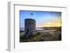 Sunrise at Martello Tower No 5, L'Ancresse Bay, Guernsey, Channel Islands-Neil Farrin-Framed Photographic Print