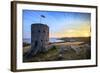 Sunrise at Martello Tower No 5, L'Ancresse Bay, Guernsey, Channel Islands-Neil Farrin-Framed Photographic Print