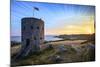 Sunrise at Martello Tower No 5, L'Ancresse Bay, Guernsey, Channel Islands-Neil Farrin-Mounted Photographic Print