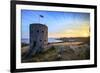 Sunrise at Martello Tower No 5, L'Ancresse Bay, Guernsey, Channel Islands-Neil Farrin-Framed Photographic Print