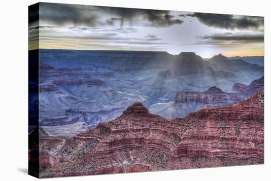 Sunrise at Mather Point, South Rim, Grand Canyon National Park, UNESCO World Heritage Site, Arizona-Richard Maschmeyer-Stretched Canvas