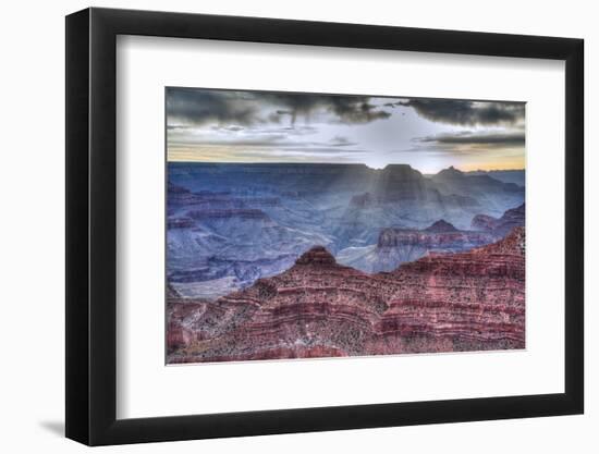 Sunrise at Mather Point, South Rim, Grand Canyon National Park, UNESCO World Heritage Site, Arizona-Richard Maschmeyer-Framed Photographic Print