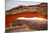 Sunrise at Mesa Arch, Canyonlands National Park, Utah-Matt Jones-Mounted Photographic Print