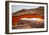 Sunrise at Mesa Arch, Canyonlands National Park, Utah-Matt Jones-Framed Photographic Print