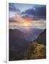 Sunrise at Miradouro Ninho Da Manta, Arieiro, Madeira, Portugal-Rainer Mirau-Framed Photographic Print