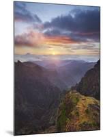 Sunrise at Miradouro Ninho Da Manta, Arieiro, Madeira, Portugal-Rainer Mirau-Mounted Photographic Print