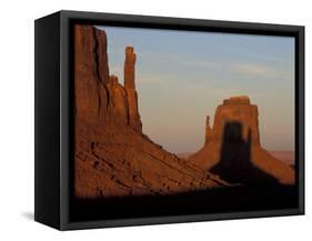 Sunrise at Mitten, Monument Valley, Utah, USA-Joanne Wells-Framed Stretched Canvas