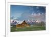 Sunrise At Mormon Row In Grand Teton National Park-Liam Doran-Framed Photographic Print