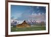 Sunrise At Mormon Row In Grand Teton National Park-Liam Doran-Framed Photographic Print