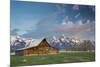 Sunrise At Mormon Row In Grand Teton National Park-Liam Doran-Mounted Photographic Print