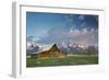 Sunrise At Mormon Row In Grand Teton National Park-Liam Doran-Framed Photographic Print