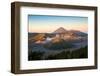 Sunrise at Mount Bromo Volcano, the Magnificent View of Mt. Bromo Located in Bromo Tengger Semeru N-TWStock-Framed Photographic Print