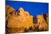 Sunrise at Mount Rushmore, Black Hills, South Dakota, United States of America, North America-Laura Grier-Mounted Photographic Print