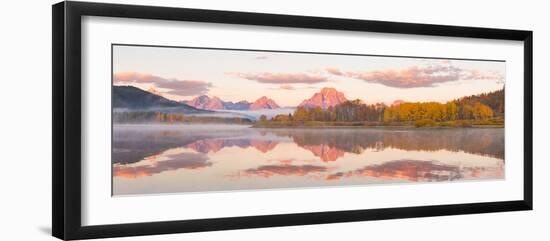 Sunrise at Oxbow Bend, Grand Teton National Park, Wyoming, USA-null-Framed Photographic Print