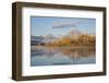 Sunrise at Oxbow Bend in fall, Grand Teton National Park, Wyoming-Richard & Susan Day-Framed Photographic Print