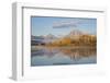 Sunrise at Oxbow Bend in fall, Grand Teton National Park, Wyoming-Richard & Susan Day-Framed Photographic Print