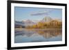 Sunrise at Oxbow Bend in fall, Grand Teton National Park, Wyoming-Richard & Susan Day-Framed Premium Photographic Print