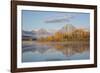 Sunrise at Oxbow Bend in fall, Grand Teton National Park, Wyoming-Richard & Susan Day-Framed Photographic Print