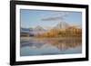 Sunrise at Oxbow Bend in fall, Grand Teton National Park, Wyoming-Richard & Susan Day-Framed Photographic Print