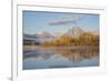 Sunrise at Oxbow Bend in fall, Grand Teton National Park, Wyoming-Richard & Susan Day-Framed Photographic Print