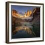 Sunrise at Paine Towers-April Xie-Framed Giclee Print