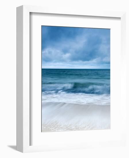 Sunrise at Porthminster Beach, Near St, Ives, Cornwall, UK-Nadia Isakova-Framed Photographic Print