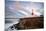 Sunrise at Portland Bill Lighthouse, Dorset England UK-Tracey Whitefoot-Mounted Photographic Print