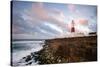 Sunrise at Portland Bill Lighthouse, Dorset England UK-Tracey Whitefoot-Stretched Canvas