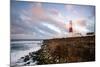 Sunrise at Portland Bill Lighthouse, Dorset England UK-Tracey Whitefoot-Mounted Photographic Print