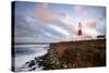 Sunrise at Portland Bill Lighthouse, Dorset England UK-Tracey Whitefoot-Stretched Canvas