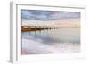 Sunrise at Portobello Beach, Edinburgh, East Lothian, Scotland, United Kingdom, Europe-Karen Deakin-Framed Photographic Print