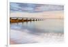 Sunrise at Portobello Beach, Edinburgh, East Lothian, Scotland, United Kingdom, Europe-Karen Deakin-Framed Photographic Print