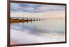 Sunrise at Portobello Beach, Edinburgh, East Lothian, Scotland, United Kingdom, Europe-Karen Deakin-Framed Photographic Print