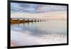 Sunrise at Portobello Beach, Edinburgh, East Lothian, Scotland, United Kingdom, Europe-Karen Deakin-Framed Photographic Print