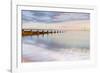 Sunrise at Portobello Beach, Edinburgh, East Lothian, Scotland, United Kingdom, Europe-Karen Deakin-Framed Photographic Print