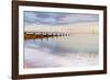 Sunrise at Portobello Beach, Edinburgh, East Lothian, Scotland, United Kingdom, Europe-Karen Deakin-Framed Photographic Print