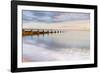 Sunrise at Portobello Beach, Edinburgh, East Lothian, Scotland, United Kingdom, Europe-Karen Deakin-Framed Photographic Print