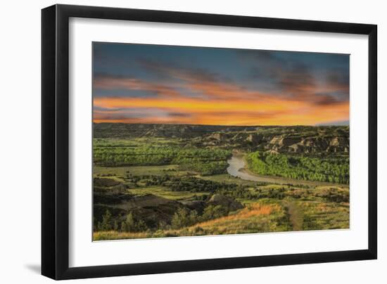 Sunrise at River Bend Overlook-Galloimages Online-Framed Photographic Print
