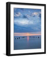 Sunrise at Sandsend on the North Yorkshire Coast, Yorkshire-John Potter-Framed Photographic Print