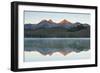 Sunrise at Sawtooth Mts, Little Redfish Lake, Stanley, Idaho-Michel Hersen-Framed Photographic Print