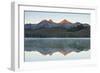 Sunrise at Sawtooth Mts, Little Redfish Lake, Stanley, Idaho-Michel Hersen-Framed Photographic Print