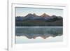 Sunrise at Sawtooth Mts, Little Redfish Lake, Stanley, Idaho-Michel Hersen-Framed Photographic Print