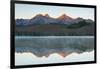 Sunrise at Sawtooth Mts, Little Redfish Lake, Stanley, Idaho-Michel Hersen-Framed Photographic Print