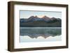 Sunrise at Sawtooth Mts, Little Redfish Lake, Stanley, Idaho-Michel Hersen-Framed Photographic Print