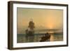 Sunrise at Sea, 1861–-66-Henry Dawson-Framed Giclee Print